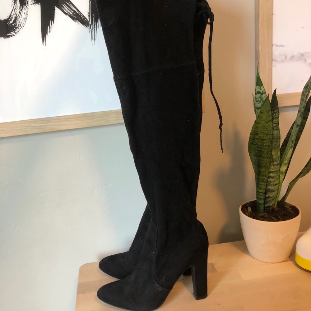 Black Over the knee Boots